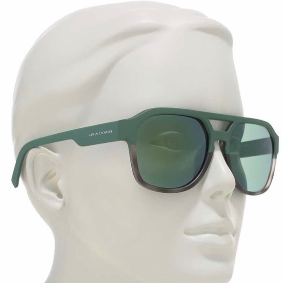 Armani Army Green Aviators - Picture 2 of 4